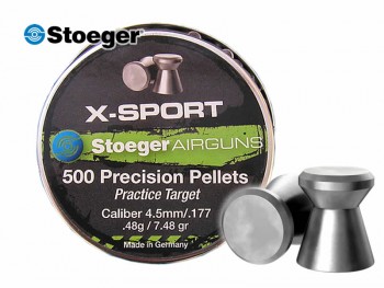 Boîte de 500 Plombs Stoeger X-Sport 4.5 MM