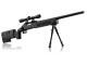 Pack sniper TYPE M62 REPLIQUE ressort 420fps + bi-pied + lunette 4x32