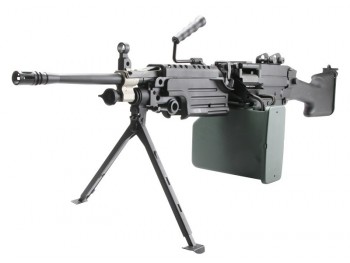 Mitrailleuse Airsoftrifle, AEG, M 249 SLV, SAW Mitrailleuse Airsoftrifle, AEG, M 249 SLV, SAW