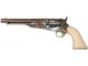 Pietta 1860 Army Acier poli, crosse Ivoire